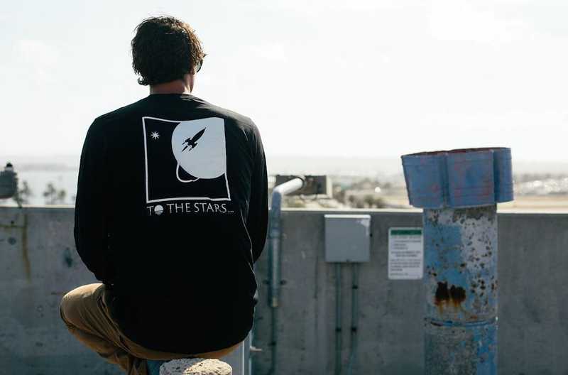 Example on a long sleeve