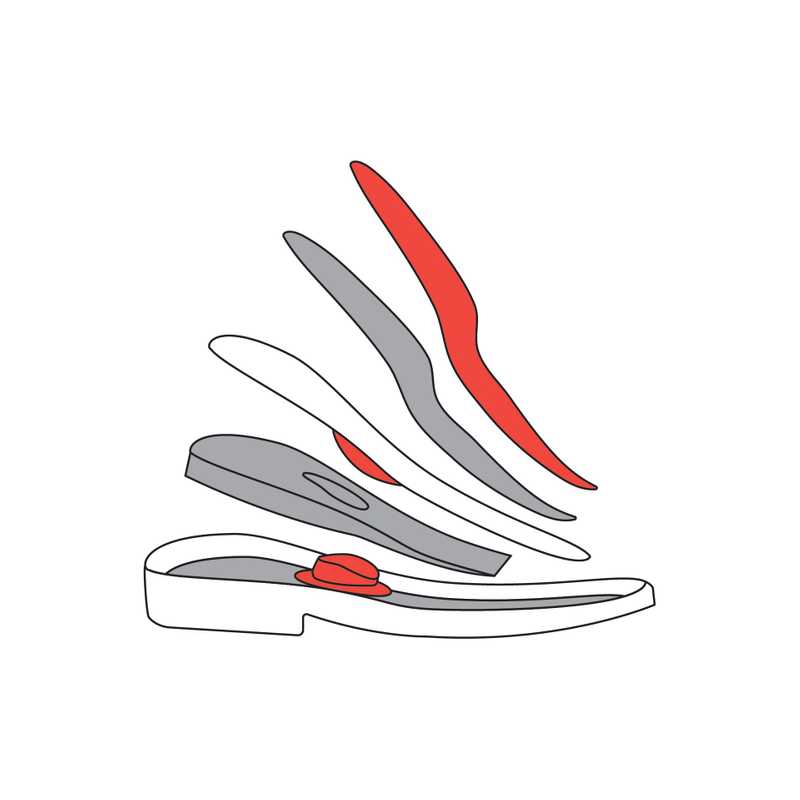 Sole technology illustration.