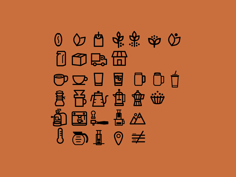 Full list of icons created